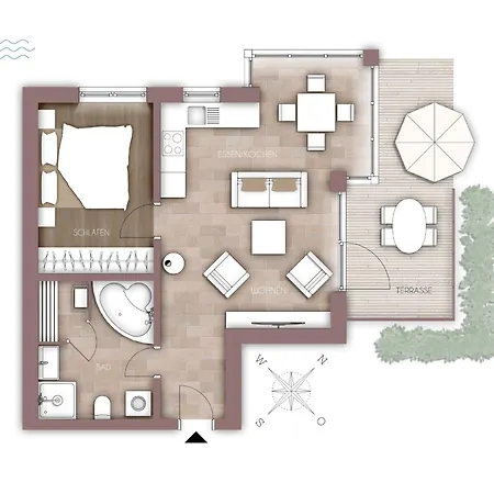 Seeduene 1 アパート *