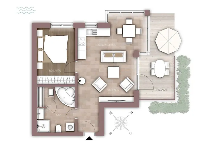 Seeduene 1 アパート *